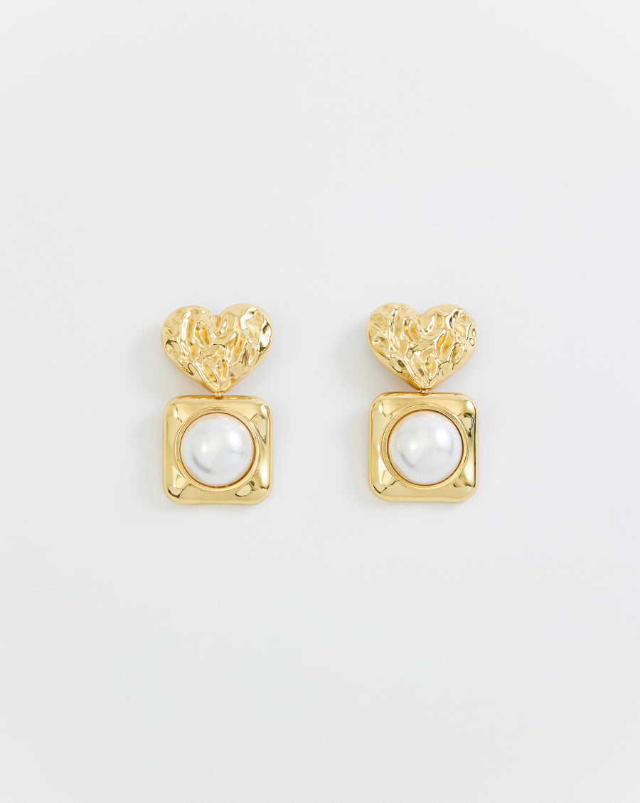 Marilyn Heart Earrings